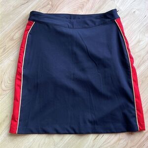 EP Pro Tour Tech Blue, Red & Gold Gold Skirt - Size 2